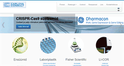 Desktop Screenshot of carlova.ee